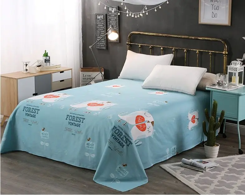 1pc Big Size 100% cotton Spring Printed Flat Sheet Mattress Cover Europe Printed Bedding Bed Sheet Twin Double Twin King 1pc Big Size 100% cotton Spring Printed Flat Sheet Mattress Cover Europe Printed Bedding Bed Sheet Twin Double Twin King