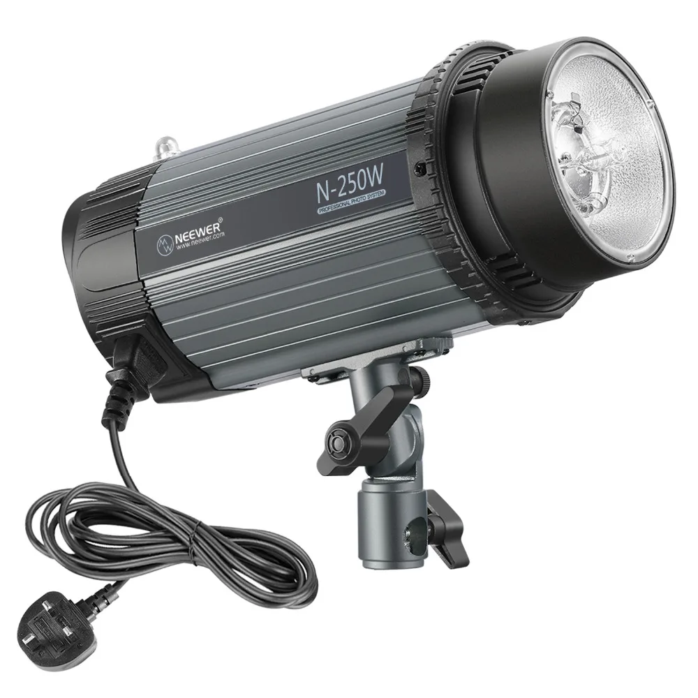 Neewer 250W 5600K Photo Studio Strobe Flash Light Monolight with Modeling Lamp,Aluminium Alloy