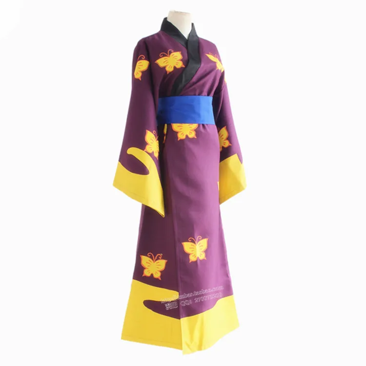 Бесплатная доставка Серебряная Душа Gintama Takasugi Shinsuke косплей костюм| |