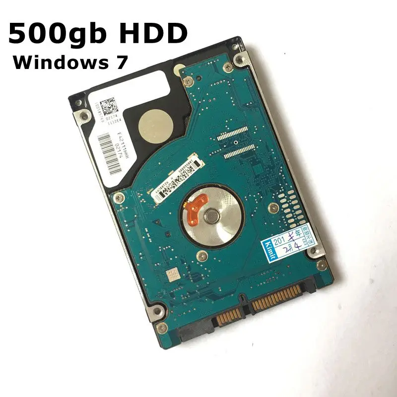 Жесткий диск 500 ГБ с системой Windows 7 без диагностического программного