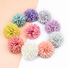 2 шт., искусственные растения для домашнего декора, свадебные аксессуары, зазор, скрапбук, декоративная Маргаритка из шелка, сделай сам, искусственные цветы