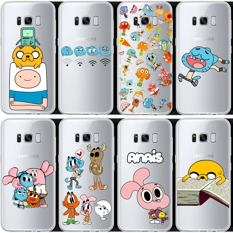 

Anime TV The Amazing World of Gumball Soft TPUPhone cover For Samsung 2017A5 S7EDGE S6 S7 S9 S8PIUS 2018A8 A6 A8PIUS NOTE8 NOTE9