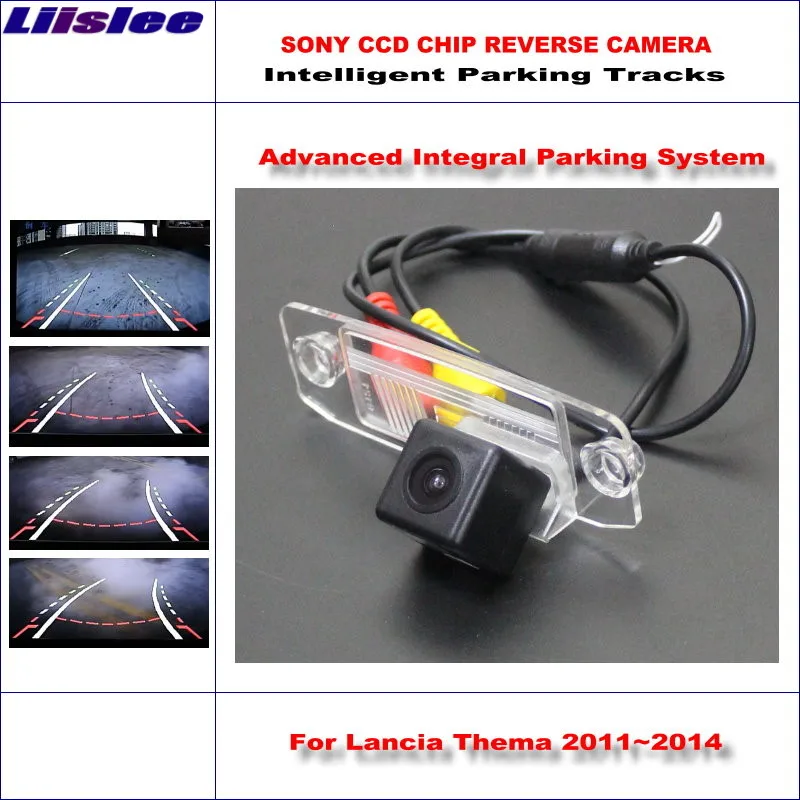 

Liislee Intelligent Parking Tracks Rear Camera For Lancia Thema 2011~2014 Backup Reverse / NTSC RCA AUX HD SONY CCD 580 TV Lines