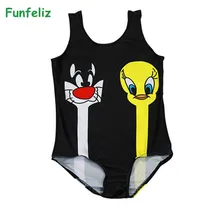 Одежда для купания для девочек; купальный костюм с изображением совы, утки; цельный купальник для девочек; детский купальник; купальные костюмы для девочек; От 4 до 10 лет