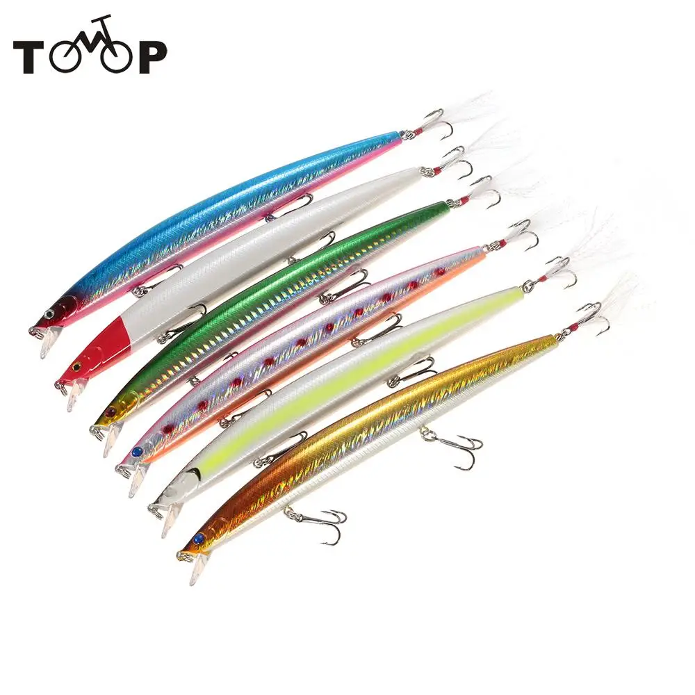  Lixada 6pcs/set Crankbait Minnow Fishing Lures Swim Bait Plastic Bionic Wobbler Fishing Tackle Shad