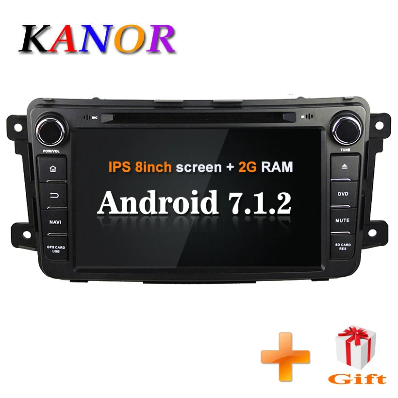 

KANOR 2Din Android 7.1 For Mazda CX9 Car DVD Player 8"GPS Navigation 2G+16G WIFI Bluetooth RDS Car Radio Stereo