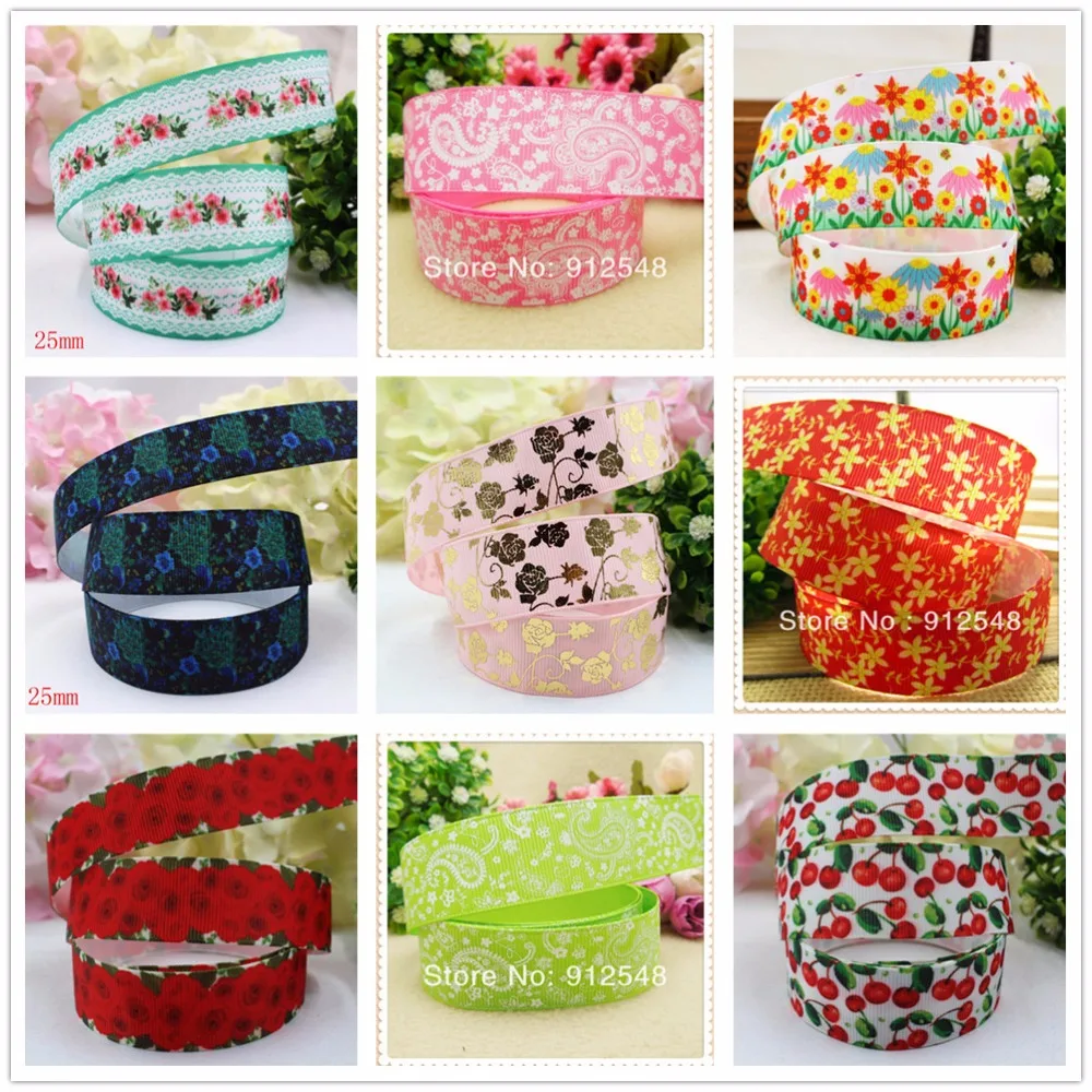 

YJHSMY,1'' 25MM, printed grosgrain ribbon, gift wrap ribbon, wedding ribbon, DIY craft materials,XW42013