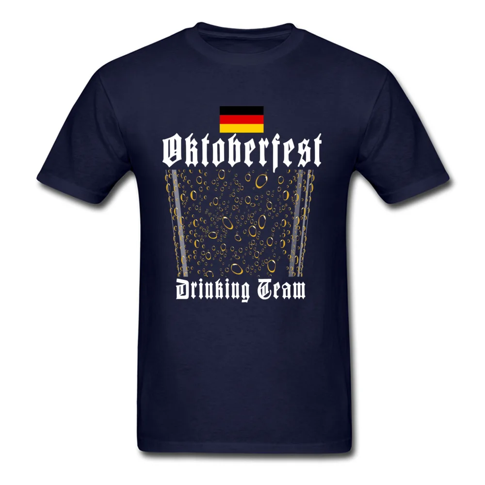 Normal Beer Oktoberfest Design T-Shirt Graphic Father Day Short Sleeve O Neck Tops T Shirt Pure Cotton Man Casual T Shirts Beer Oktoberfest Design navy