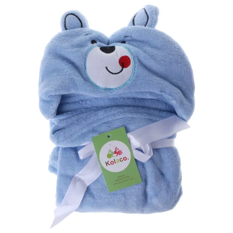 Детское банное полотенце, одеяло для новорожденных, мягкое комфортное детское одеяло с капюшоном - Цвет: 3