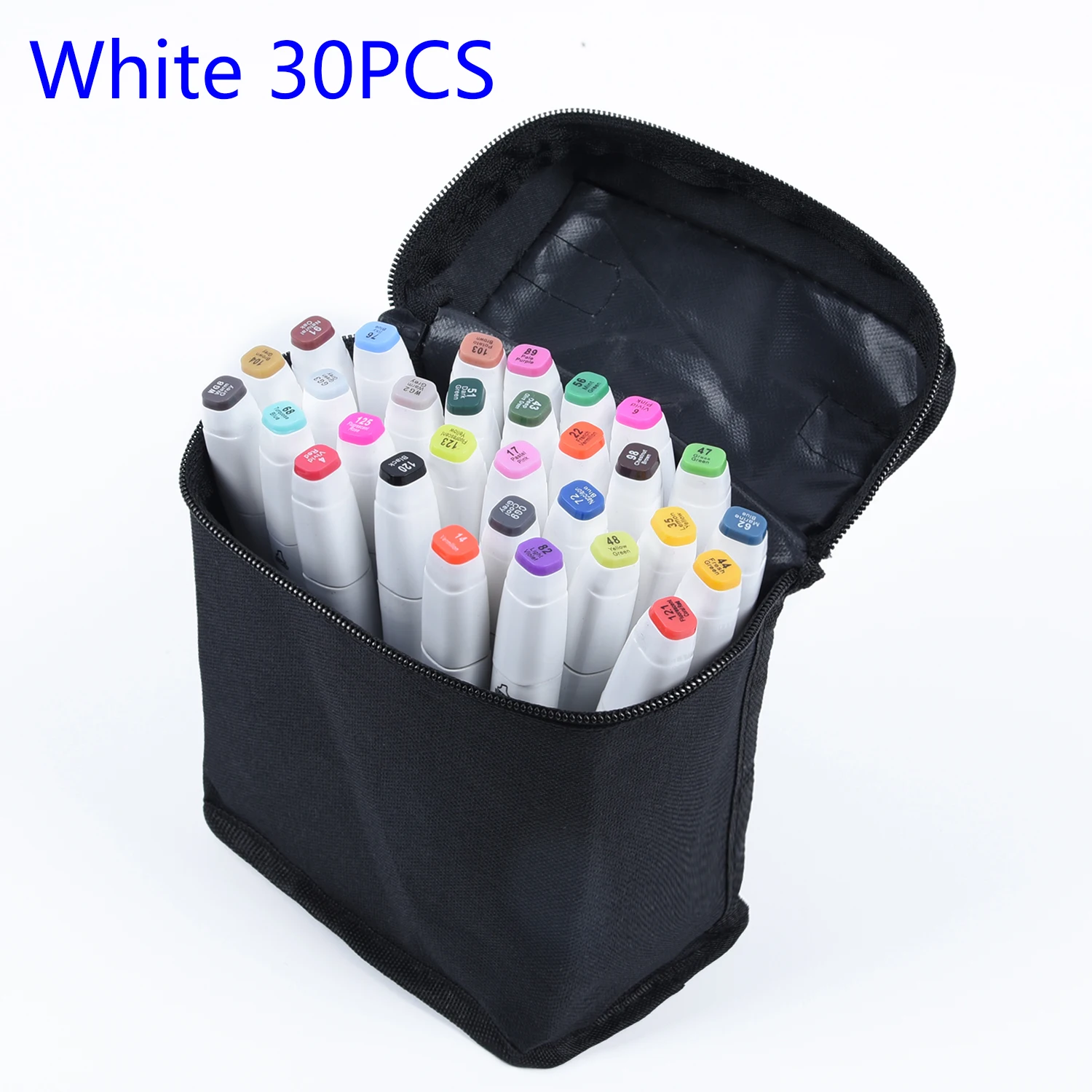 

30/40/60/80x Artist Dual Headed Sketch Marker Pens for Animation Art Drawing