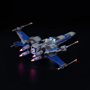 

Kyglaring LED Light Up Kit For Blocks Star Wars Poe's X-Wing Fighter Building Block Light Set Compatible With Lego 75102