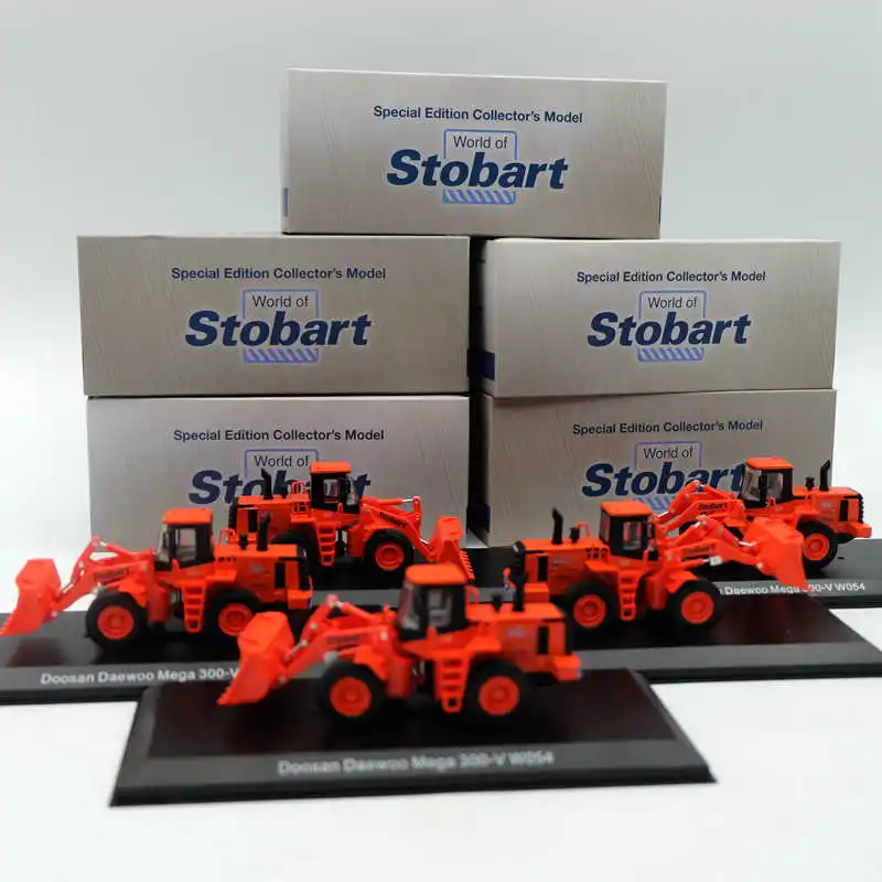 5 шт. Atlas 1:76 строительные транспортные средства бульдозер Эдди Stobart Rail Doosan Daewoo Mega 300