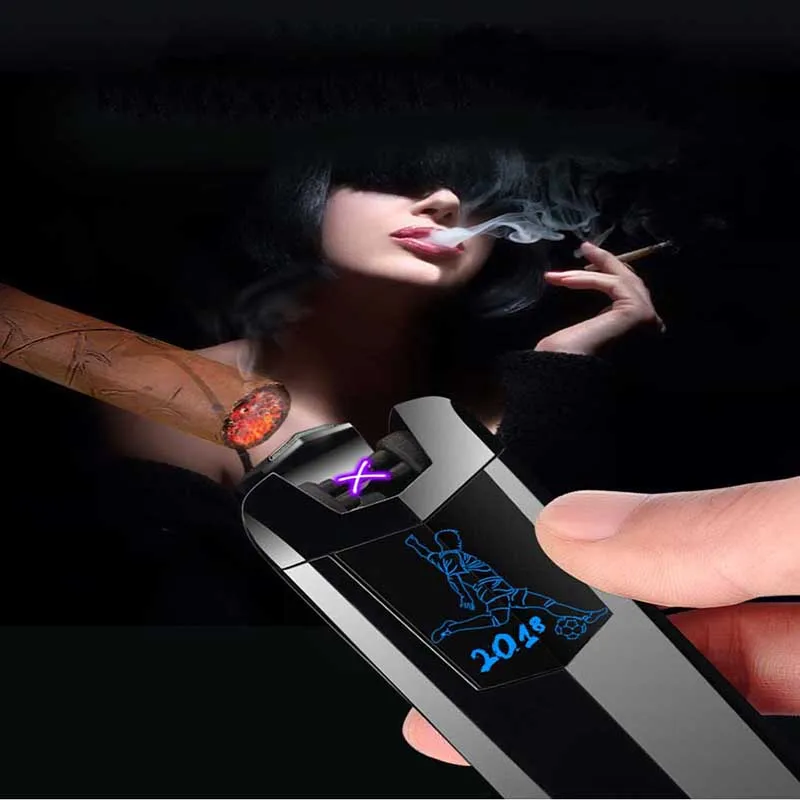 2019 USB перезарядки Зажигалка сигарета зажигалка предстоящей индукции Touch