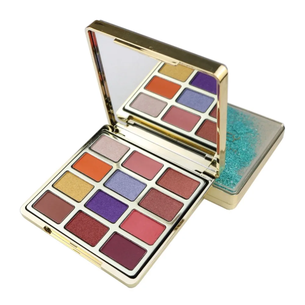 

Quicksand Eye shadow Palette The Charming Color Makeup Kit Glitter 12 Eyeshadow Shadows Diamond Cosmetic