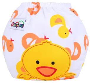 Детские подгузники, детские тканевые подгузники, многоразовые подгузники, спортивные штаны, моющиеся, свободный размер, QD24 - Цвет: QD24 Duck