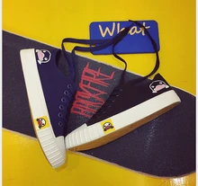 Free Shipping Women Fashion Low Top Canvas Shoes flat heel cartoon duck Casual Shoes Canvas Shoes Size 35~40