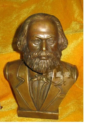 

Медные латунные китайские ремесла, азиатские фигурки Карла Маркса