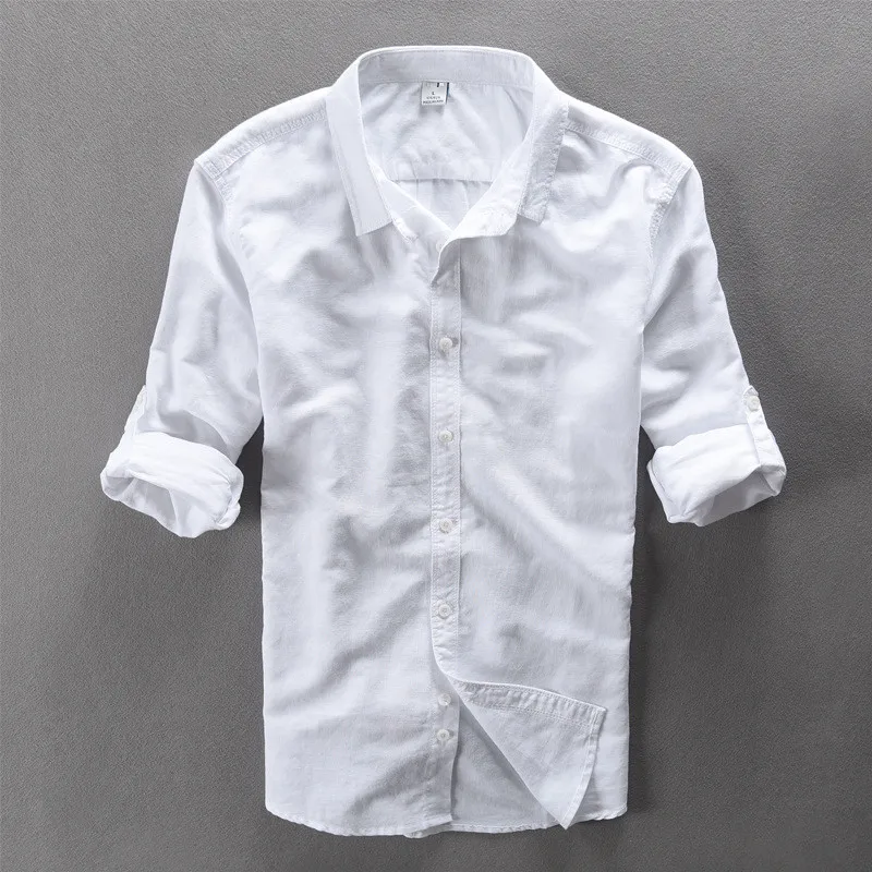 Mens Men Fashion Long Camisa 2017 1