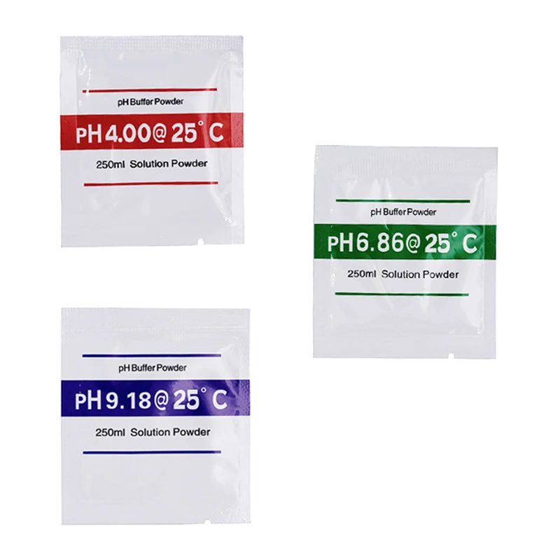 3pcs PH Buffer Powder for PH Test Meter test Measure Calibration Solution 4.00 6.86 9.18 Point 50% off 3pcs PH Buffer Powder for PH Test Meter test Measure Calibration Solution 4.00 6.86 9.18 Point 50% off