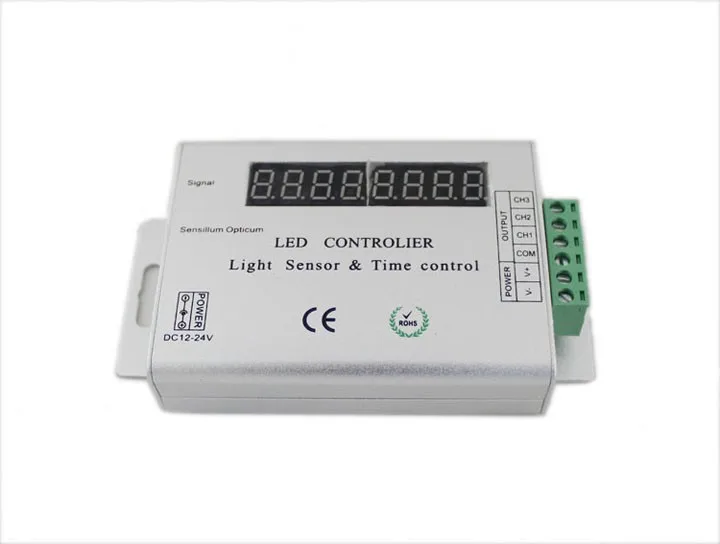 10 шт./лот LED время контроллер DC12V Фоточувствительный и сроки под руководством диммер контроллер таймер