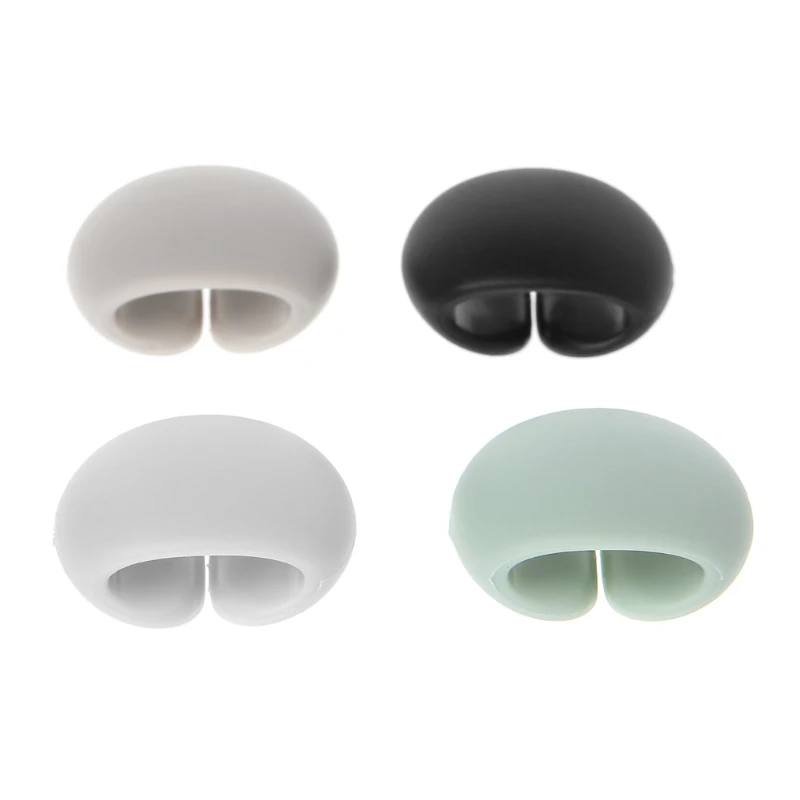 

4 Pcs/Pack Cable Winder Silicone Clip Wraps Wire Organizer USB Cord Management