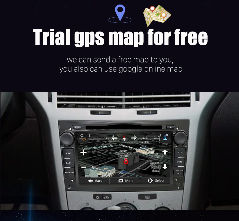 Discount Eunavi 2 din Android 8.1 car dvd player for Opel Astra Vectra Antara Zafira Corsa gps navigation bluetooth radio 3G WIFI RDS 6