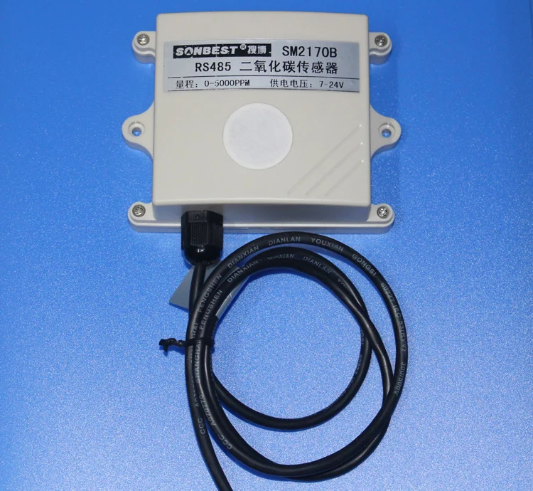 

RS485 carbon dioxide sensor CO2 transmitter Built in MH-Z14 Voltage and current outputs are optional