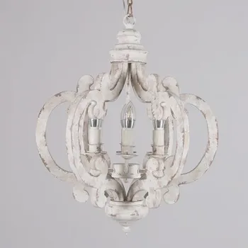 

Vintage Solid Wood Pendant Light for Restaurant Caffee Bar Decorative Fixture