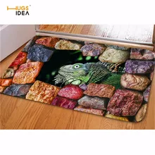 HUGSIDEA крокодил животных печати балкон Ковры фланель дверной проем этаж Ванная комната Коврики Резиновые Нескользящие Кухня Туалет коврики