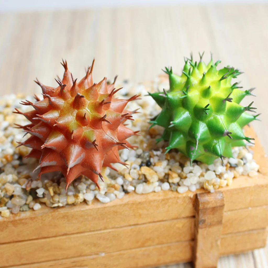 Vivid Faux Cactus Plants Artificial Succulent Flower for Garden Window Office Home Decor Room Shop Cafe Display
