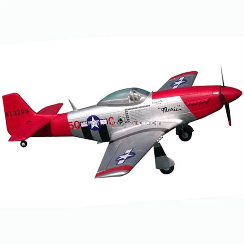 P-51D Mustang EPO пена 1200 мм размах крыльев комплект без электронной части RC Весы Модель Warbird Самолет