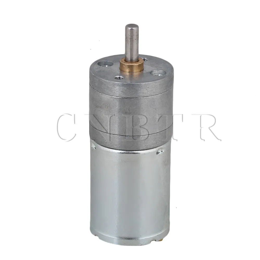

CNBTR DC12V 1200RPM No-load 25GA370 Mini Metal Reduce Speed Electric Motor