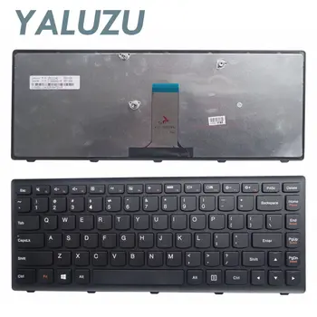 

YALUZU US black keyboard for Lenovo Z410 G400s G400s N410 Touch G405s with Frame
