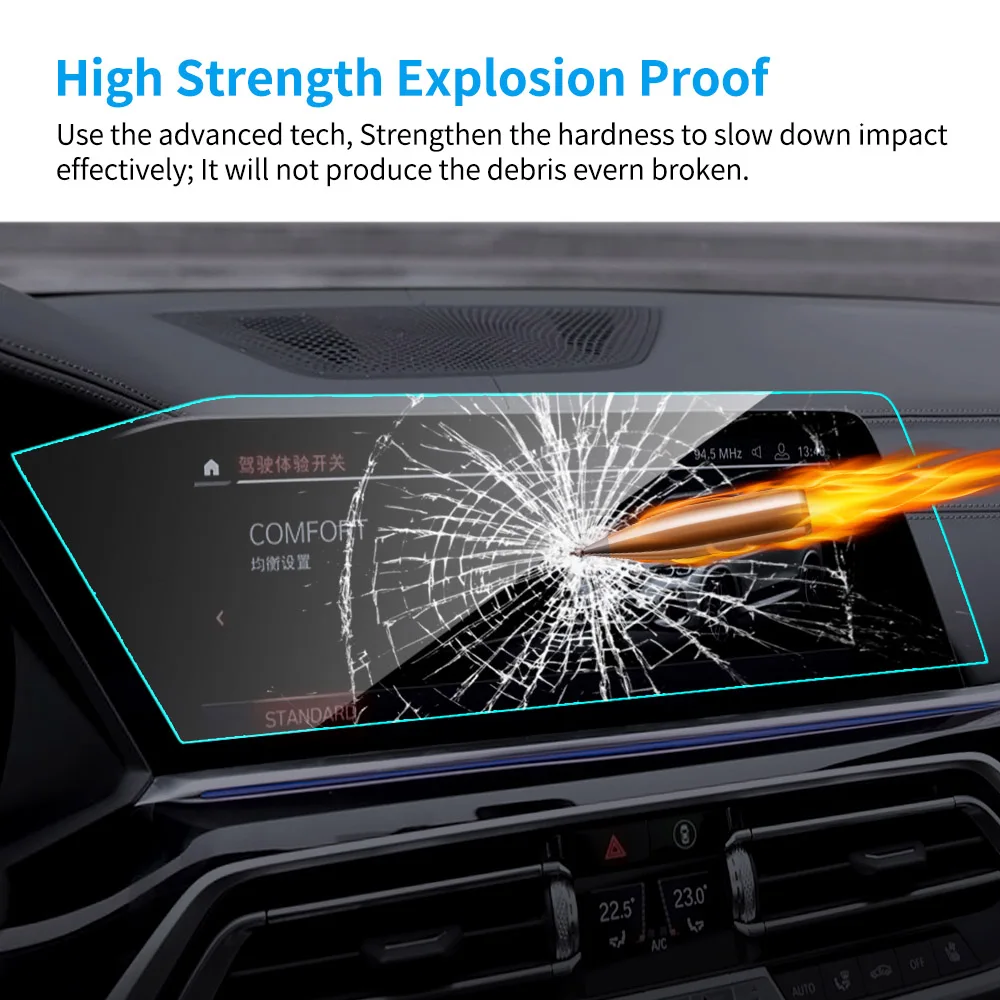 Автомобильный gps навигационный экран протектор для BMW X5 G05 HD прозрачный ЖК-дисплей сенсорный экран Закаленное стекло пленка автомобильные аксессуары