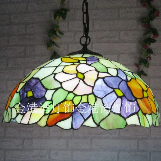 

new arrival 16 rich flowers tiffany pendant light bedroom lamp restaurant lamp free shipping