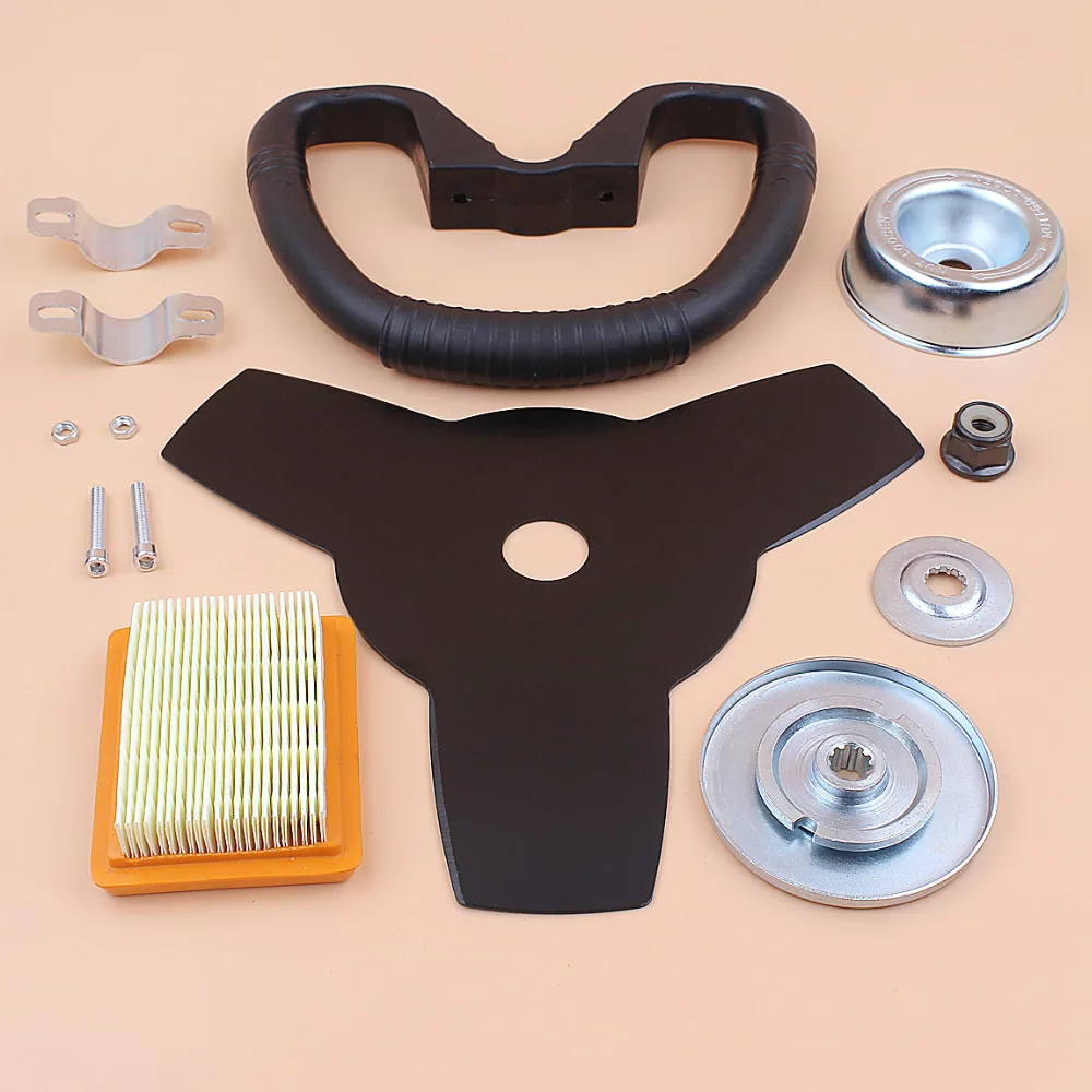 Trimmer Handlebar Blade Air Filter Gearhead Repalce Kit For Stihl FS120