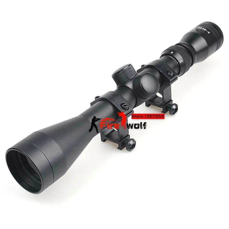 

Brand optical Lens 3-9x40 Mil Dot Air Rifle Gun Hunting Scope Telescopic Sight Riflescope + free mounts