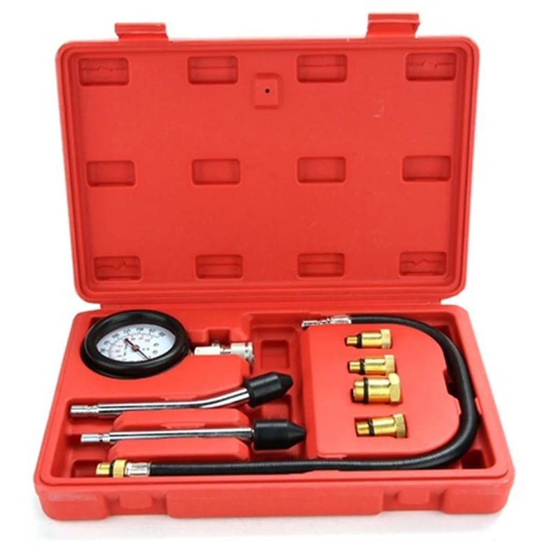 

1 set Gasoline Engine Compression Tester Auto Petrol Gas Engine Cylinder Automobile Pressure Gauge Tester Professional