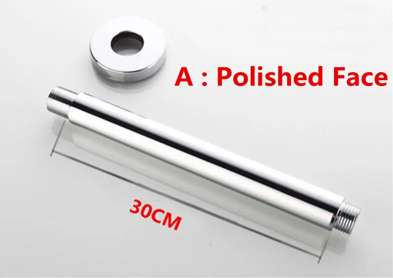 round shower arm