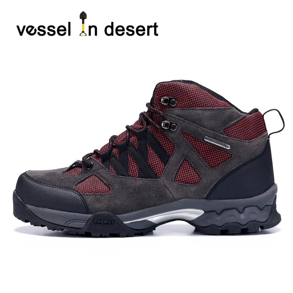 Сосуд в пустыне Лидер продаж высокое качество водонепроницаемые мужские походные ботинки уличные дышащие ботинки Спортивная обувь