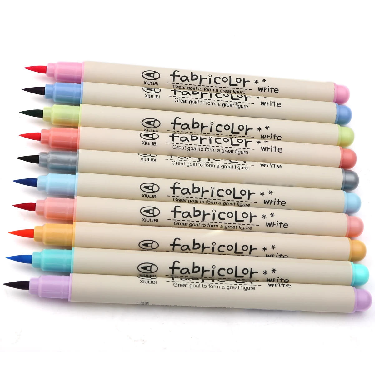 10pcs Colored Drawing Brush Pens Art Marker Pen Calligraphy Painting Pen Stationery Art School Supplies Gift 165mm