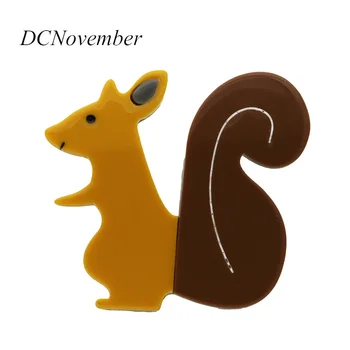 

Acrylic Acetate Squirrel Brooches Women Vintage Animal Brooch Pin Jewelry Banquet Weddings Brooch