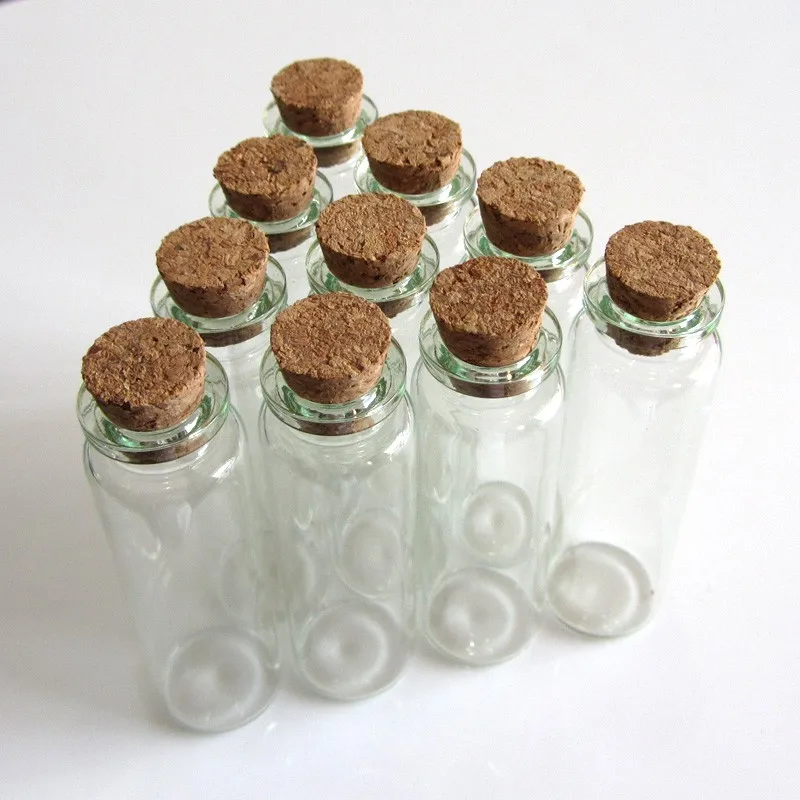 10 шт. прозрачные стеклянные бутылки 22 Х70 мм 18 мл|bottle beach|glass bottle milkglass machine |