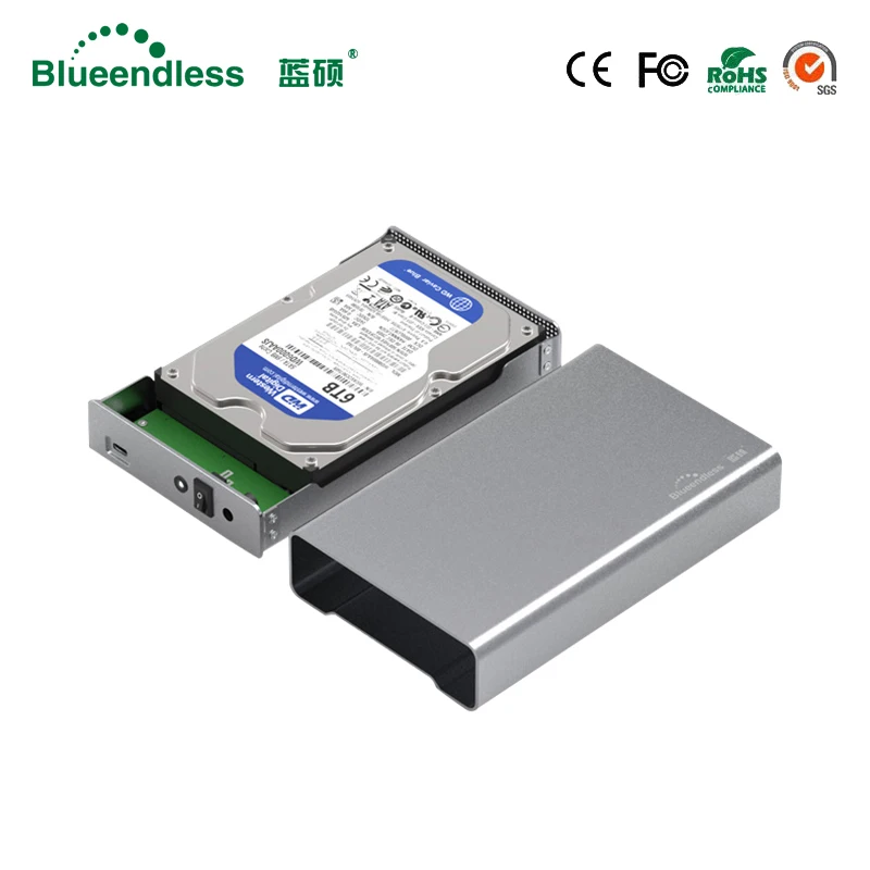 

All metal hdd case sata ssd hdd type c 3.0 external hard drive case hdd enclosure sata to usb 3.0 hdd caddy for hard disk 1TB