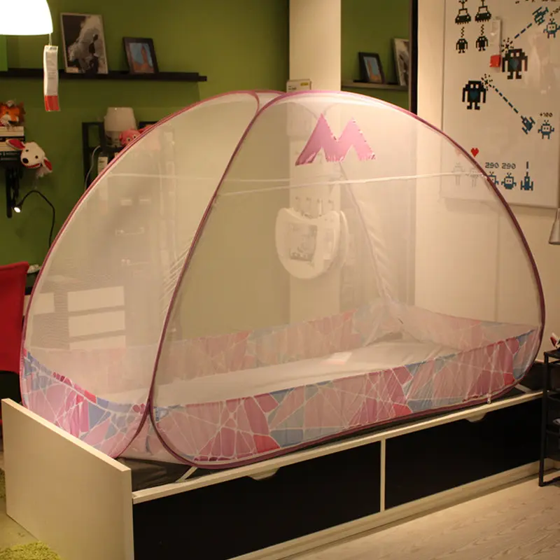 Москитерас Para La Cama двухъярусные кровати москитная сетка палатки зеленый розовый москитер кровать палатка, Дети Студенты москитные сетки для кроватей - Цвет: Розовый