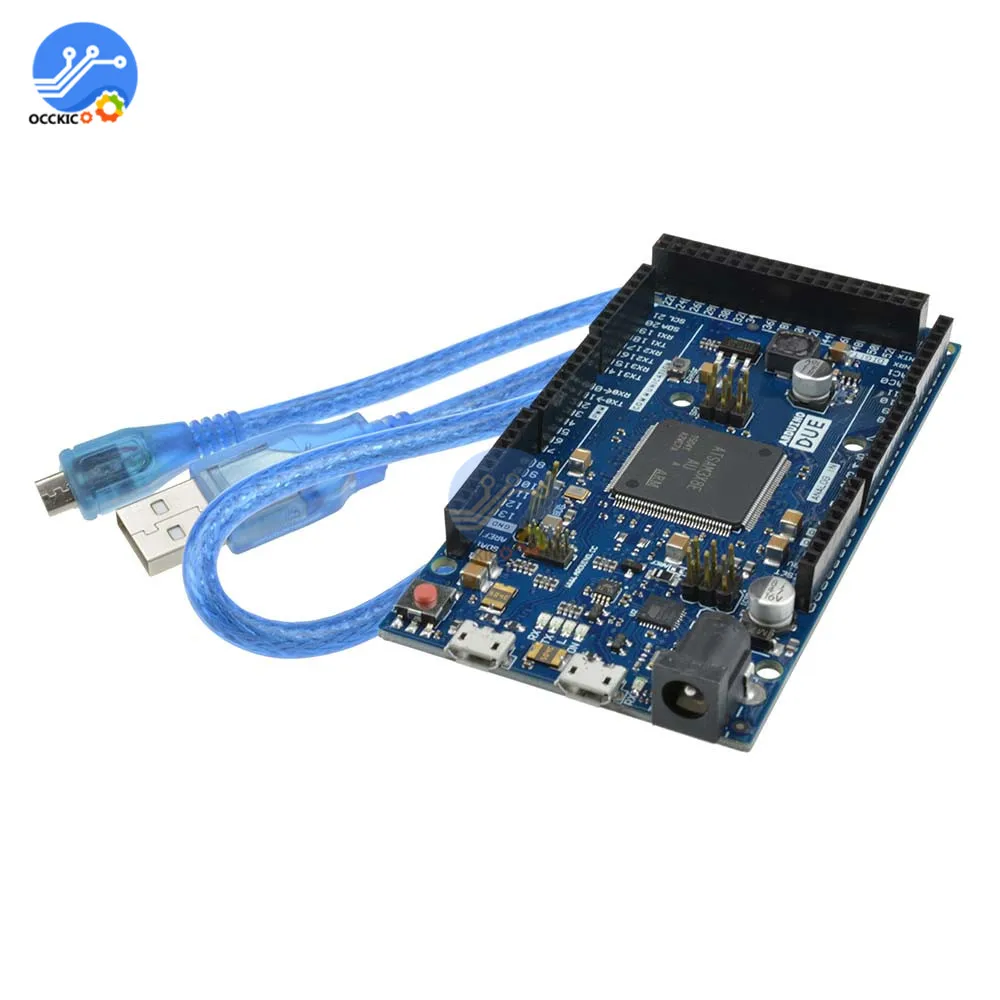 Основная плата микроконтроллера для arduino Due R3 ARM SAM3X8E 32-битная Cortex-M3 / Mega2560 Duemilanove с