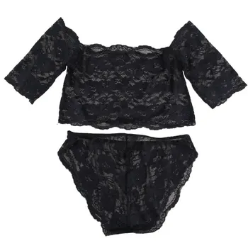 

French Sexy Lingerie Solid T-pants Romantic Lace Bra Set Young Women Underwear Lade Bra Panty Set Women Underwear