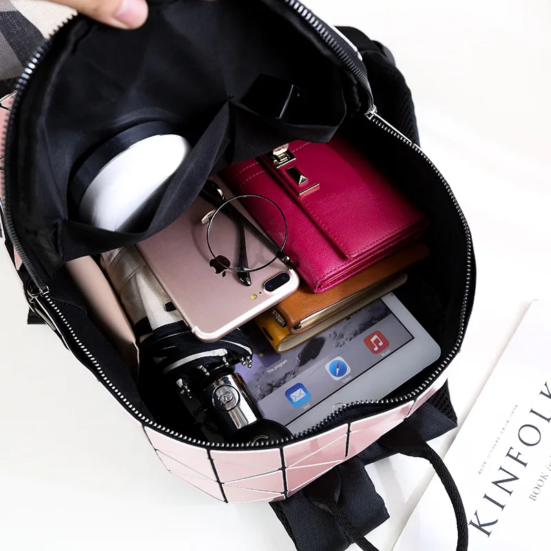 La geometría de la mujeres de Japón mochila diseño espejo bolsas para la Escuela de las niñas bolsa mochila de viaje de la mujer mochila 2019 La geometría de la mujeres de Japón mochila diseño espejo bolsas para la Escuela de las niñas bolsa mochila de viaje de la mujer mochila 2019