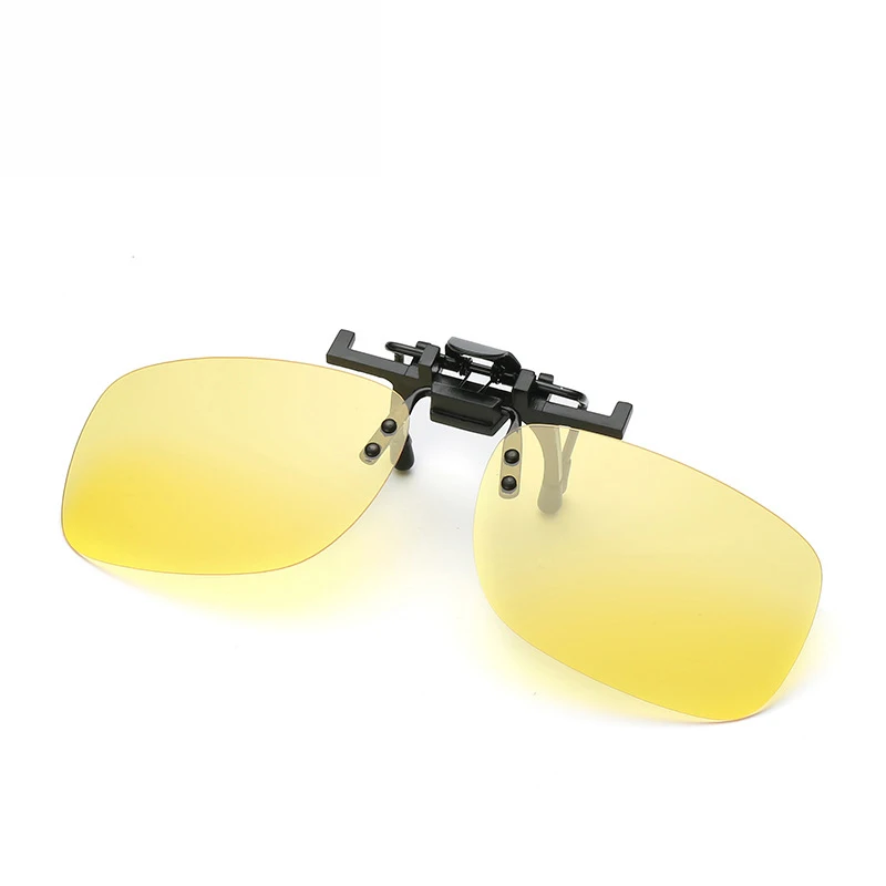 Поляризационные винтажные солнцезащитные очки на застежке для мужчин и женщин для ночного видения, желтые линзы для близорукости, очки для вождения, солнцезащитные очки