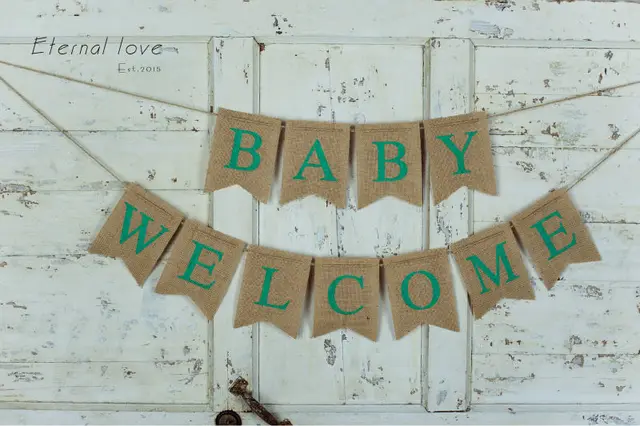 welcome baby banner baby shower banner turquoise baby shower banner welcome baby banner